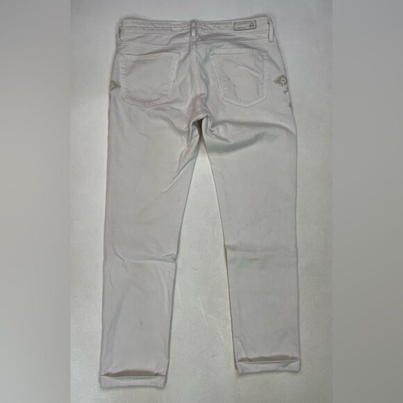 AG Adriano Goldschmied The Stevie Roll Up Slim Straight Denim Jean Women Size 26 - Picture 4 of 13
